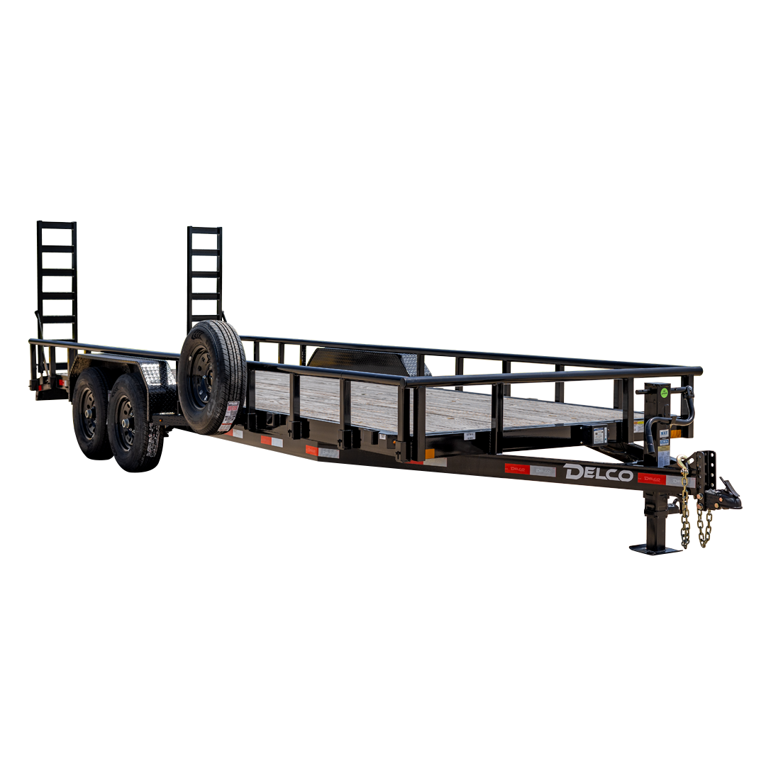 Delco 22ft I-Beam Equipment Trailer